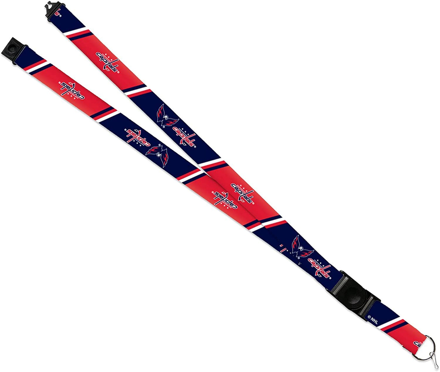 Washington Capitals Lanyard Keychain Safety Breakaway Double Sided