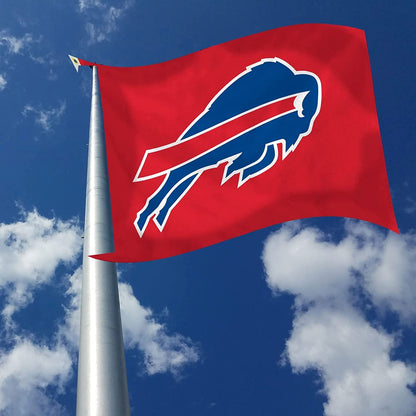 Buffalo Bills Premium 3x5 Foot Flag Banner, Metal Grommets, Indoor Outdoor, Single Sided