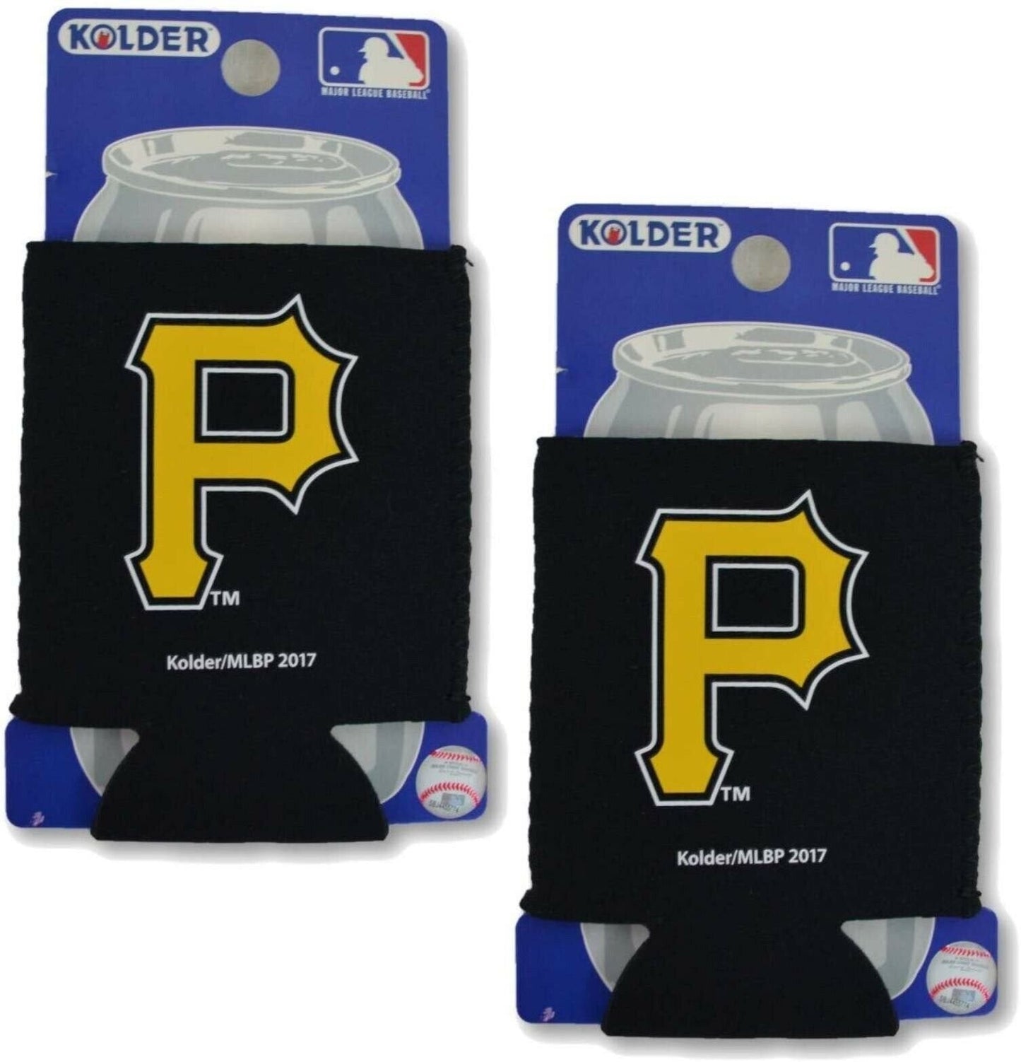 Pittsburgh Pirates 2-Pack 12oz CAN Neoprene Beverage Insulator Holder Baseball