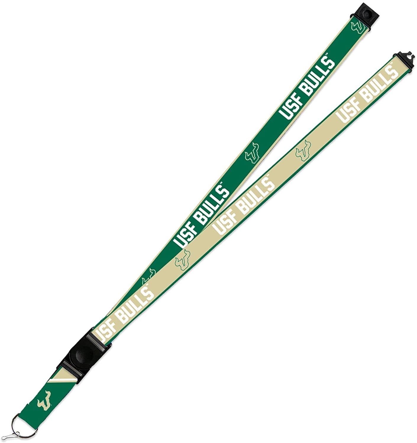 South Florida Bulls USF Lanyard Keychain 2-sided Breakaway Clip University of