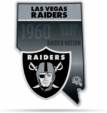 Las Vegas Raiders Pennant State Shape 18 Inch Soft Felt