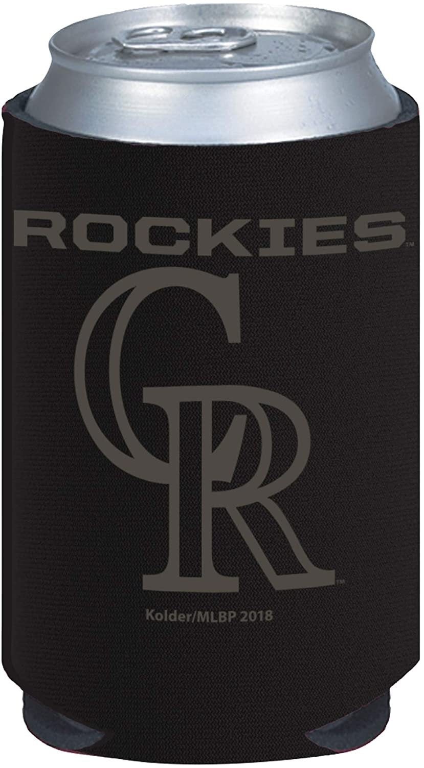 Colorado Rockies 2-Pack Tonal Black Design 12oz CAN Neoprene Beverage Insulator Holder Cooler Baseball