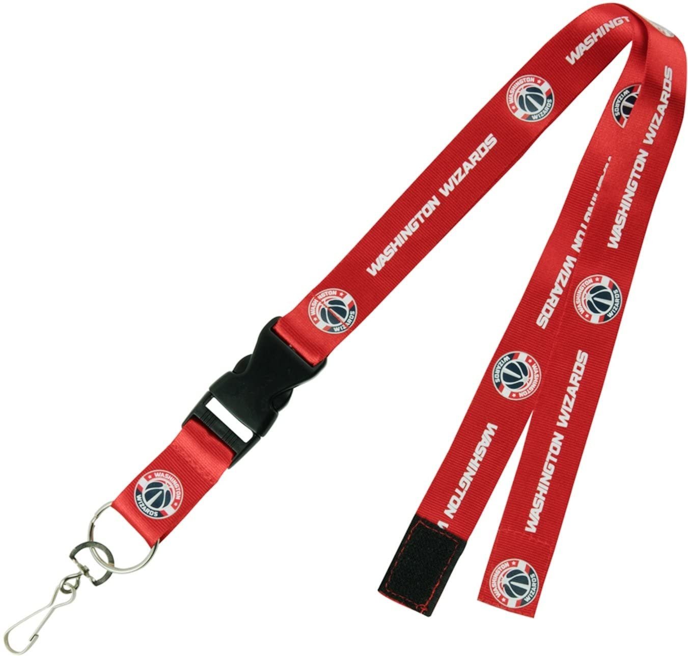 Washington Wizards PSG Red Premium Lanyard 2-sided Breakaway Keychain Basketball