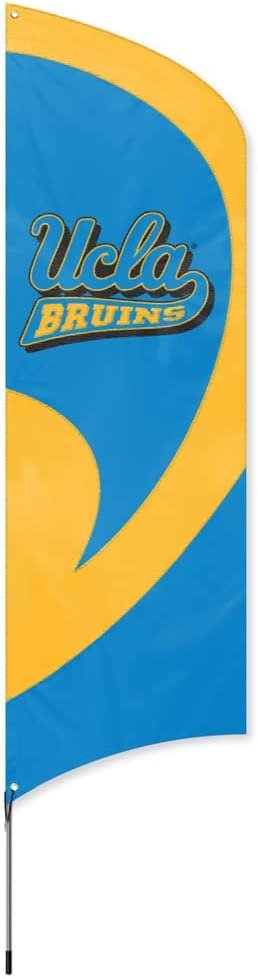 UCLA Bruins Tall Team Flag Tailgating Flag Kit 8.5 x 2.5 feet with Pole