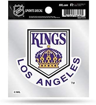 Los Angeles Kings 4x4 Inch Decal Sticker Retro Logo Clear Backing