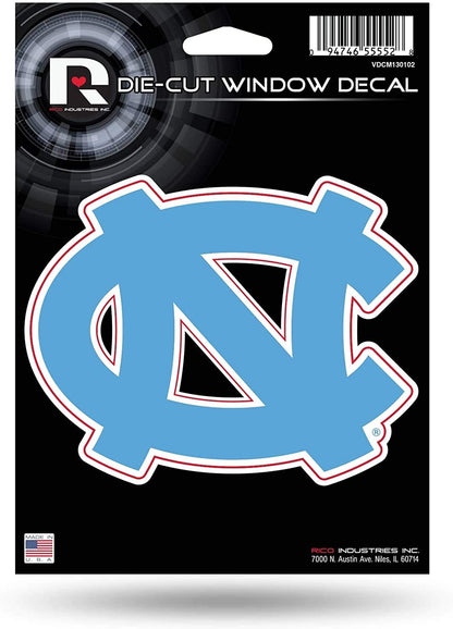 University of North Carolina Tar Heels 5 Inch Die Cut Flat Vinyl Decal Sticker Adhesive Backing