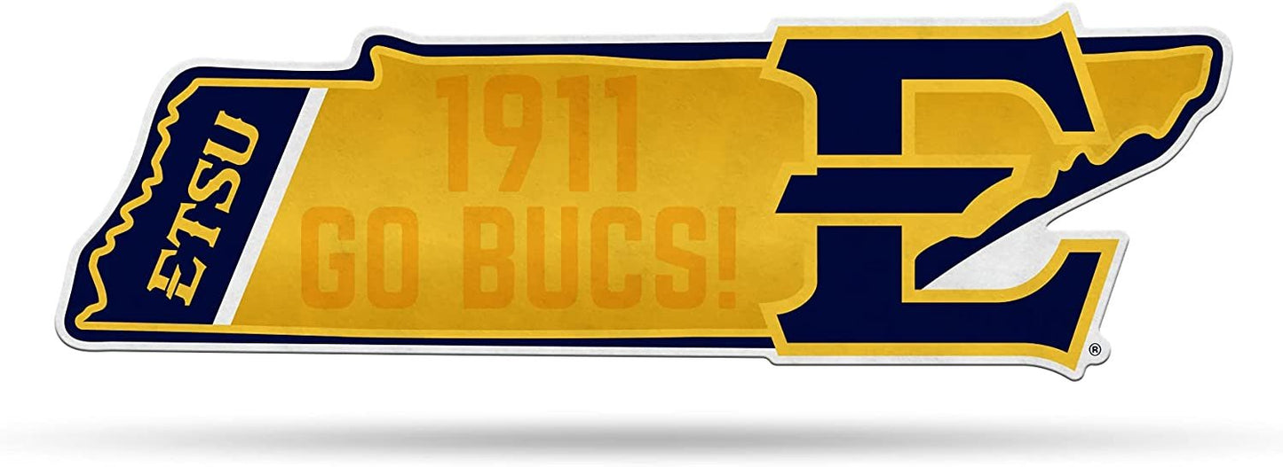 East Tennessee State Pirates Pennant State Shape 18 Inch Soft Felt University