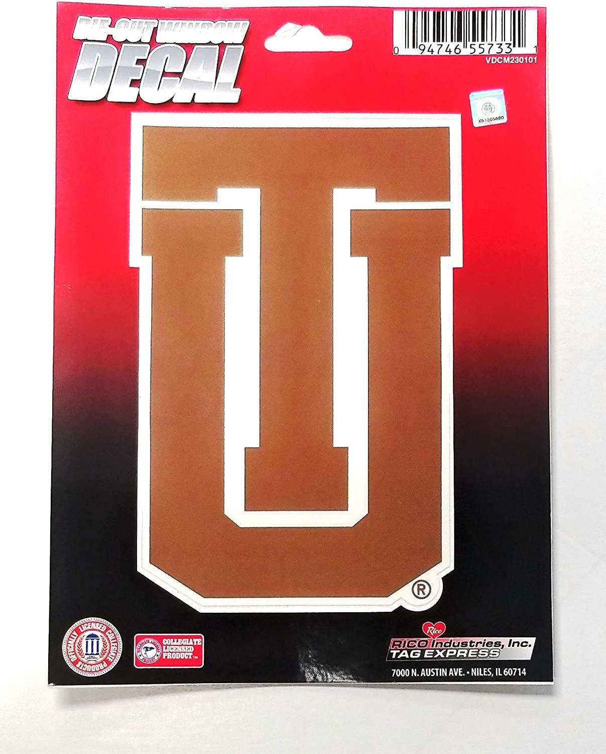 Tulsa Golden Hurricane 5" Flat Vinyl Die Cut Decal Sticker Emblem Home Auto University of