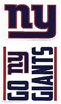 New York Giants Double Up Die Cut 2-Piece Sticker Sheet