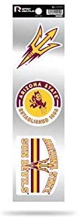 Arizona State Sun Devils 3 Piece Retro Spirit Decals Premium Throwback Stickers