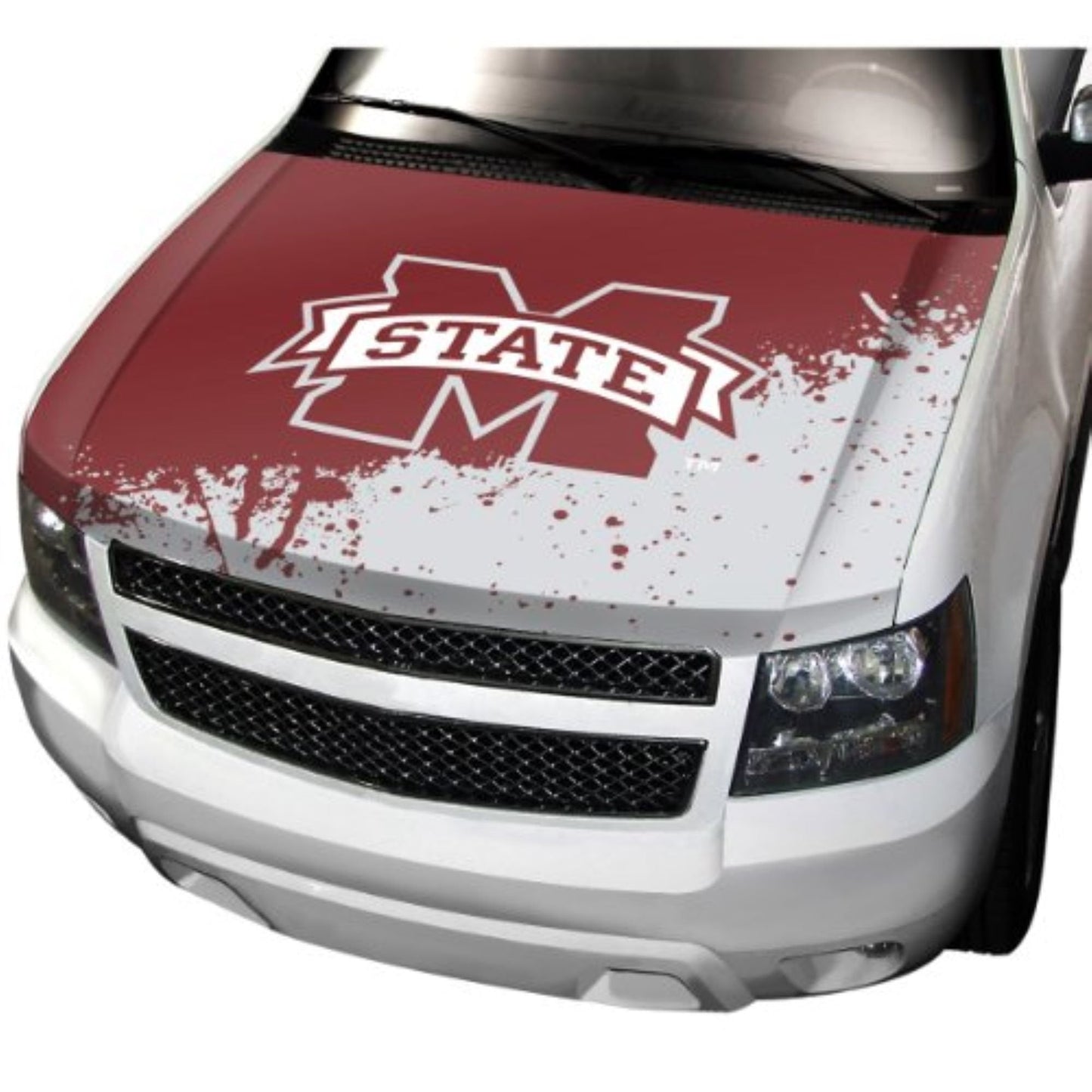 Mississippi State University Bulldogs Auto Hood Cover, One Size