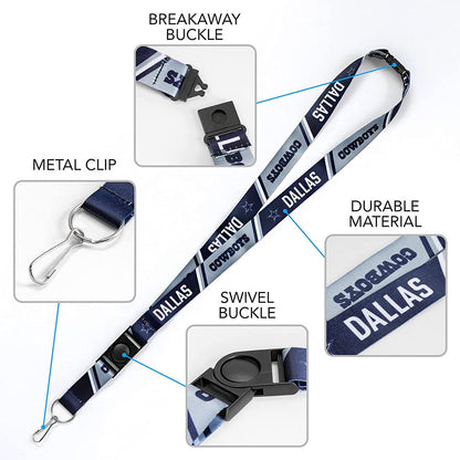 Washington Capitals Lanyard Keychain Safety Breakaway Double Sided
