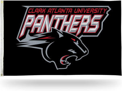 Clark Atlanta University Panthers 3x5 Foot Flag Banner, D Logo Design, Single Sided, Metal Grommets
