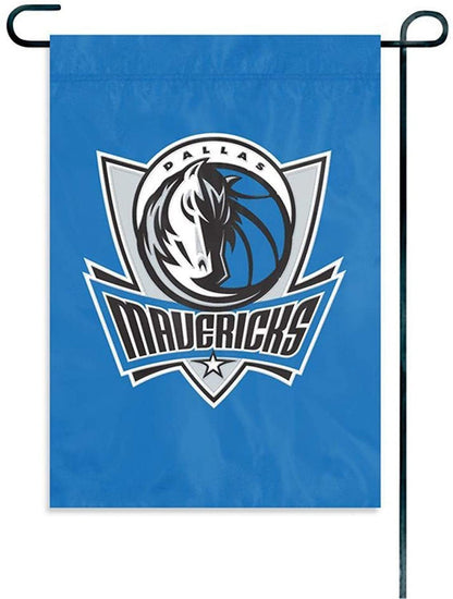 Dallas Mavericks Premium Garden Flag Banner Applique Embroidered 12.5x18 Inch