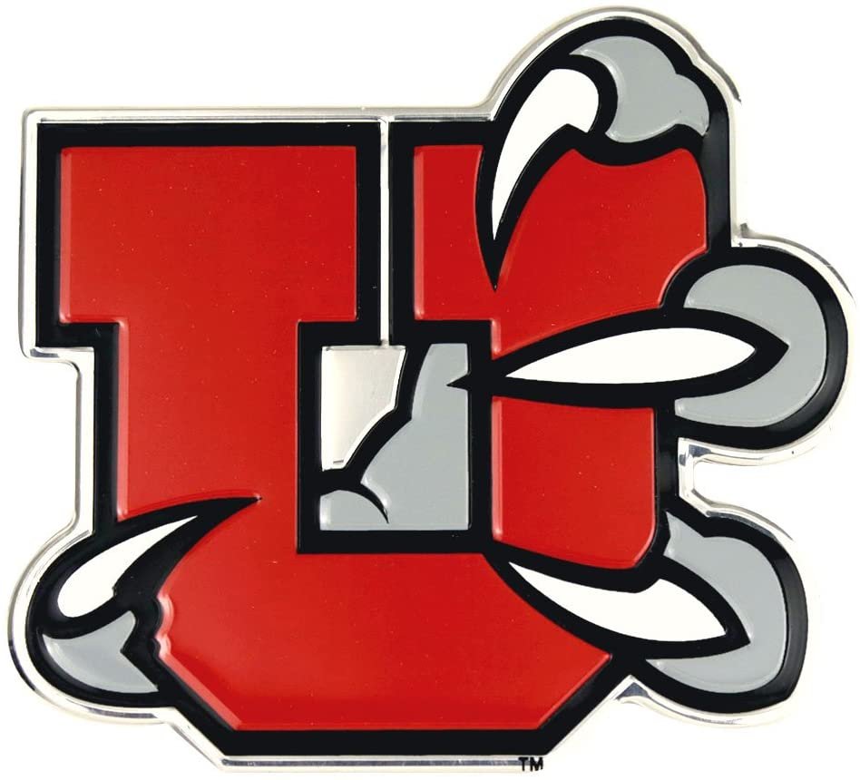 University of Utah Utes Premium Aluminum Metal Raised Auto Emblem, Alternate Logo, Color Embossed, Full Adhesive Backing