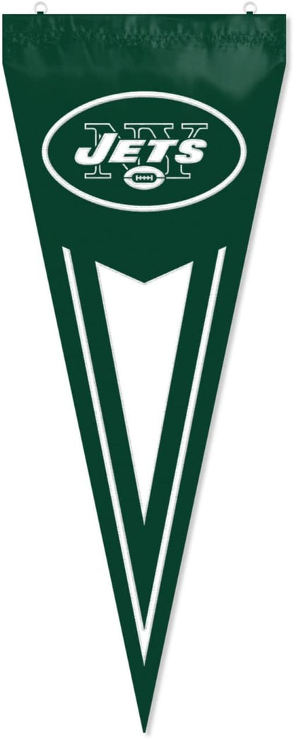 New York Jets 14x34 Inch Garden Flag Banner Yard Pennant Design Embroidered Outdoor