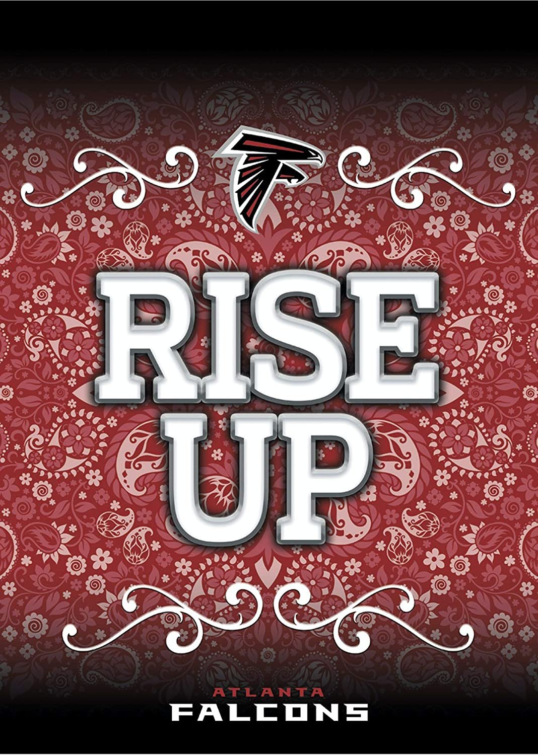 Atlanta Falcons Premium Double Sided Garden Flag Banner, 13x18 Inch, Display Pole Sold Separately