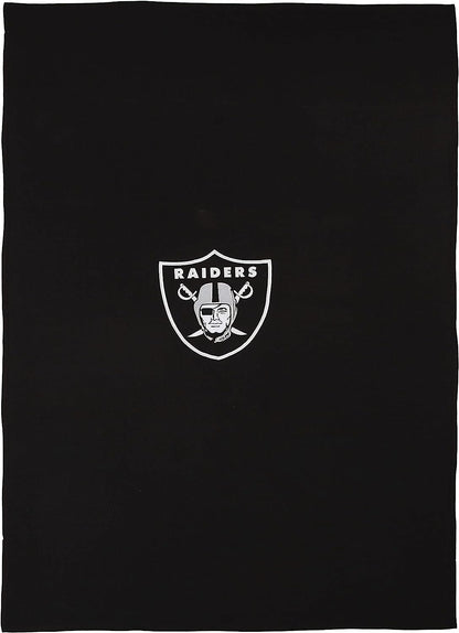 Las Vegas Raiders Throw Blanket, Sweatshirt Design, Embroidered Logo, Dominate Style, 54x84 Inch