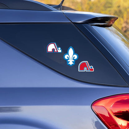 Atlanta Hawks 3-Piece Retro Decal Sticker Sheet, Die Cut, Clear Backing, 3x12 Inch