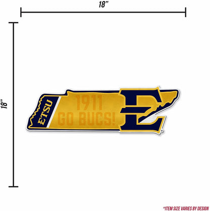 East Tennessee State Pirates Pennant State Shape 18 Inch Soft Felt University