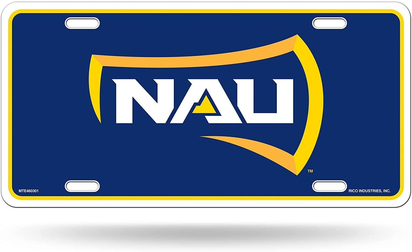 Northern Arizona University Lumberjacks Metal Auto Tag License Plate, Blue Design, 6x12 Inch