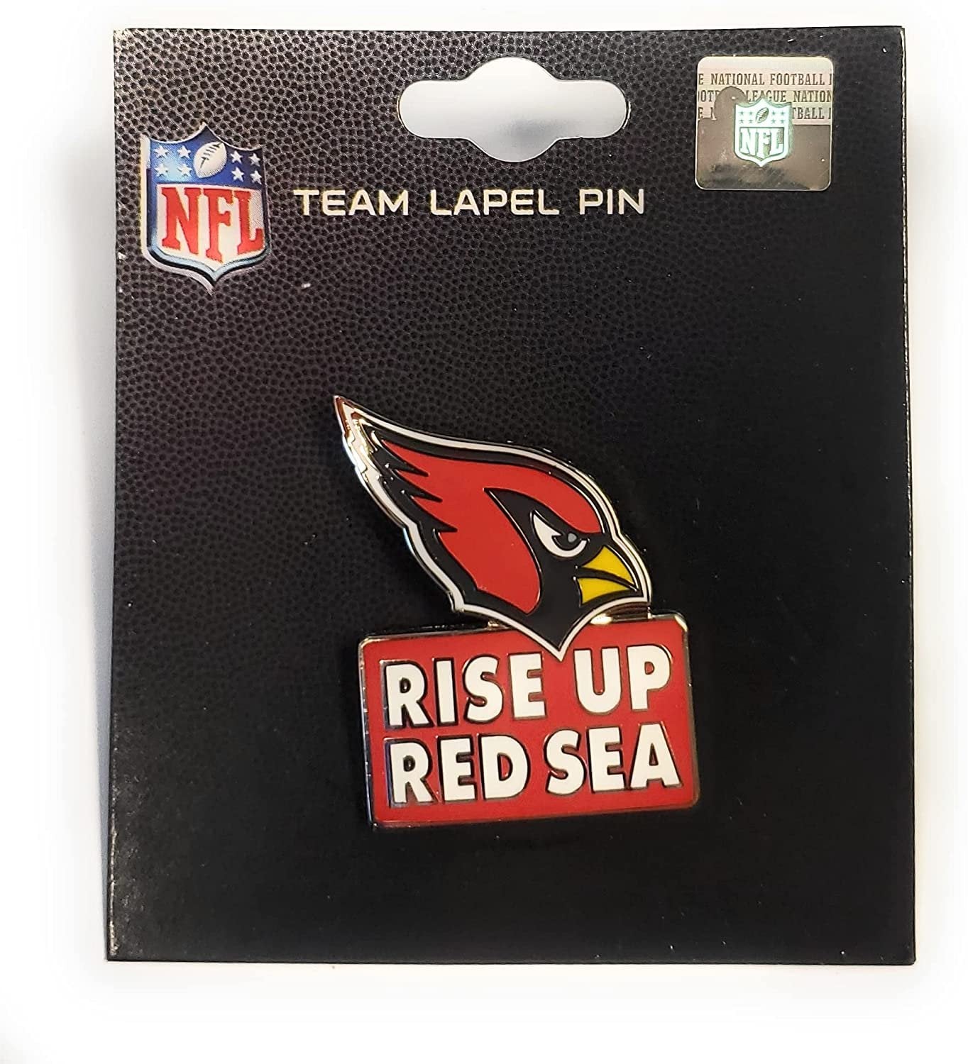 Arizona Cardinals Premium Metal Pin, Lapel Hat Tie, Push Pin Backing