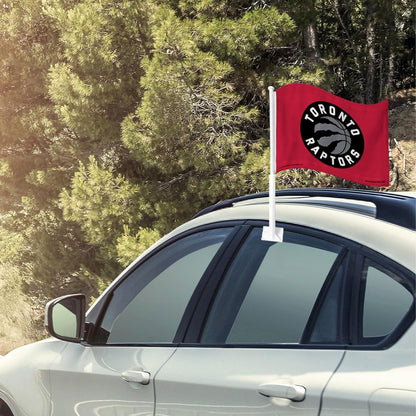 Indiana University Hoosiers Premium Double Sided Car Flag Banner with included Plastic Display Pole