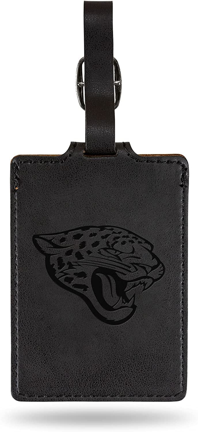 Jacksonville Jaguars Luggage Bag Tag Laser Engraved Ultra Suede Includes ID Card