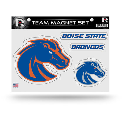 Boise State University Broncos Multi Magnet Set, 8.5x11 Inch Sheet, Die Cut, Auto Home