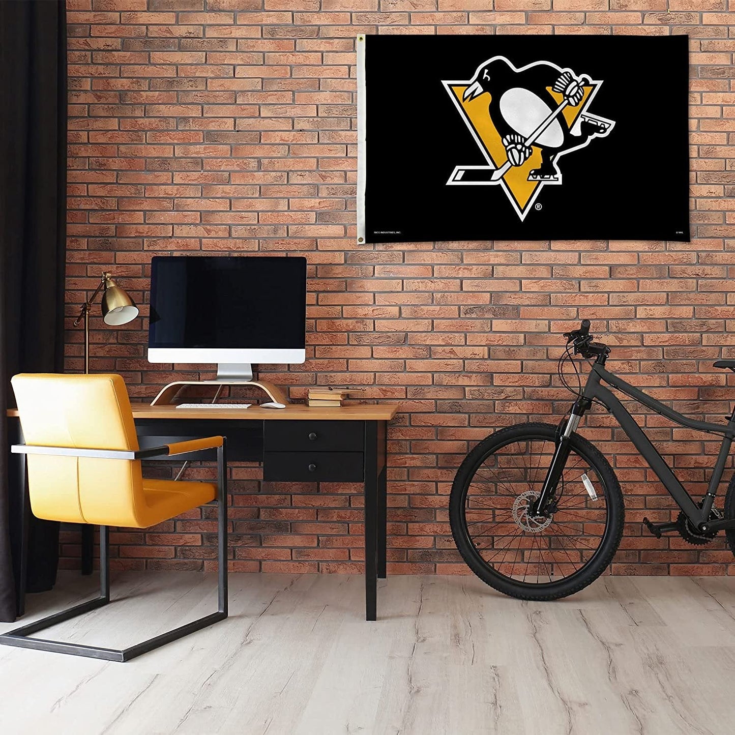 Pittsburgh Penguins 3x5 Feet Premium Flag Banner with Metal Grommets Outdoor