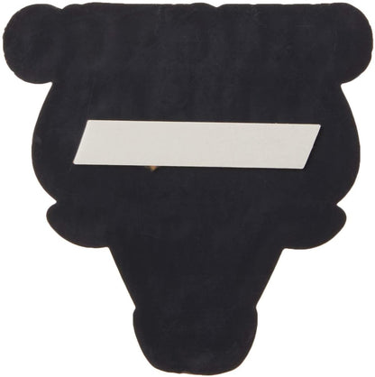 Chicago Bulls Silver Chrome Color Auto Emblem, Raised Molded Plastic, 3.5 Inch, Adhesive Tape Backing