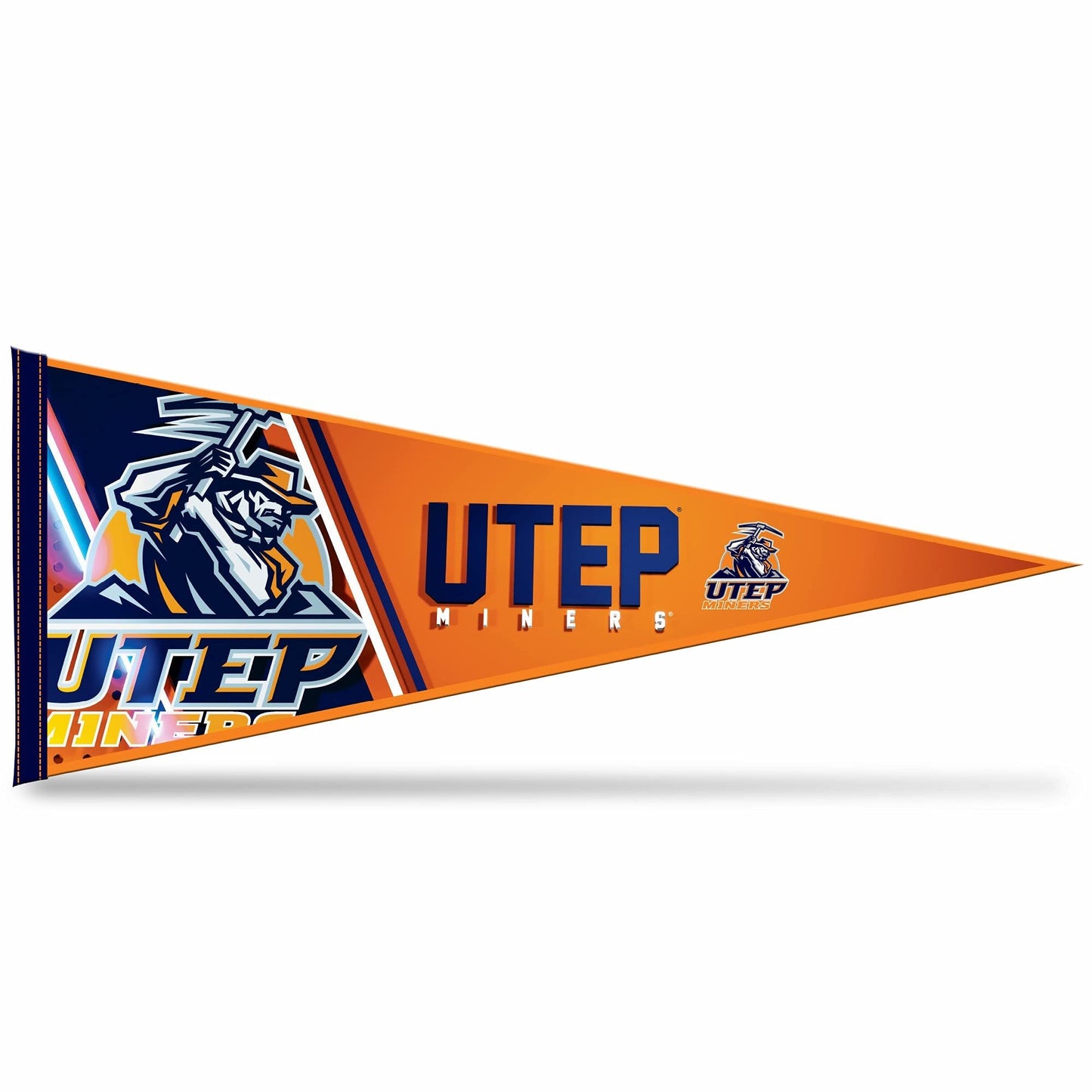 University of Texas El Paso Miners UTEP 12x30 Inch Pennant, Soft Felt, Easy to Hang