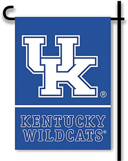 University of Kentucky Wildcats Premium Double Sided Garden Flag, 13x18 Inch, Display Pole Sold Separately