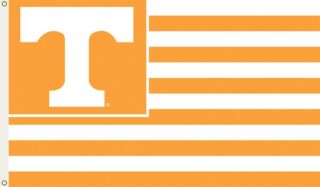 University of Tennessee Volunteers 33x5 Feet Flag Banner, Stripe Design, Metal Grommets, Outdoor Use, Single Sided