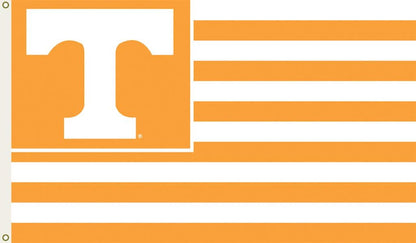 University of Tennessee Volunteers 33x5 Feet Flag Banner, Stripe Design, Metal Grommets, Outdoor Use, Single Sided