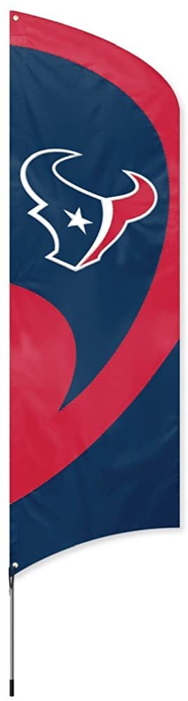 Houston Texans Tall Team Flag Tailgating Flag Kit 8.5 x 2.5 feet with Pole