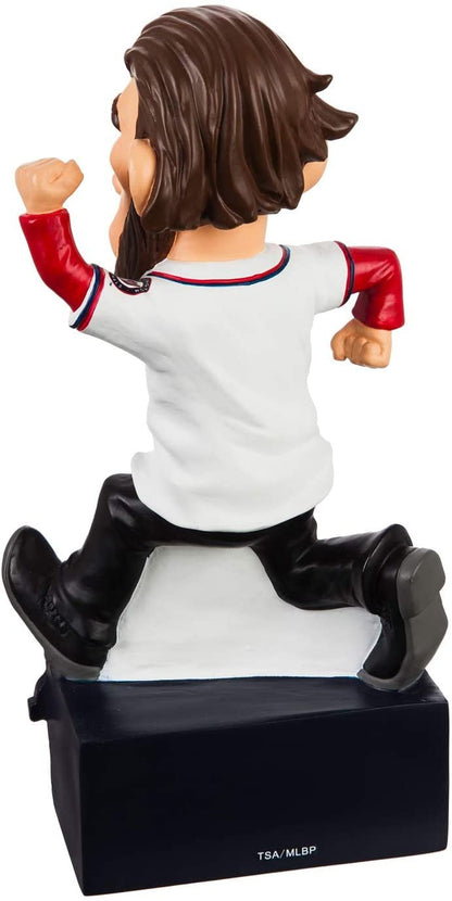 Washington Nationals Abraham Lincoln Team Mascot Garden Statue, Hand Painted Resin, 12 Inch, Indoor Outdoor Decorative Sports Mascot, Officially Licensed