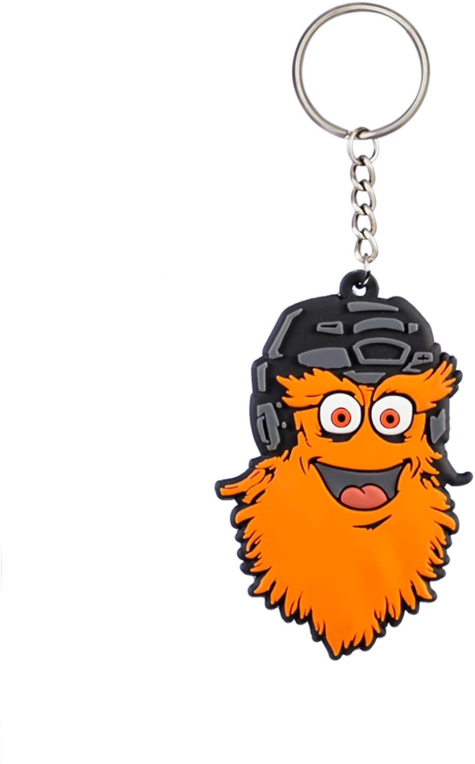 Philadelphia Flyers Flex Keychain, Rubber PVC, Mascot Gritty