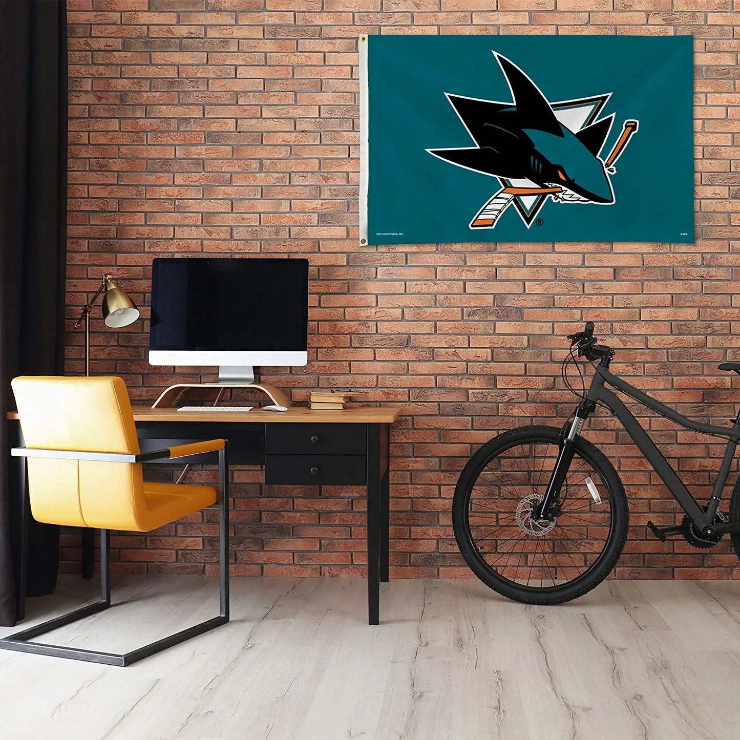 San Jose Sharks 3x5 Feet Premium Flag Banner with Metal Grommets Outdoor