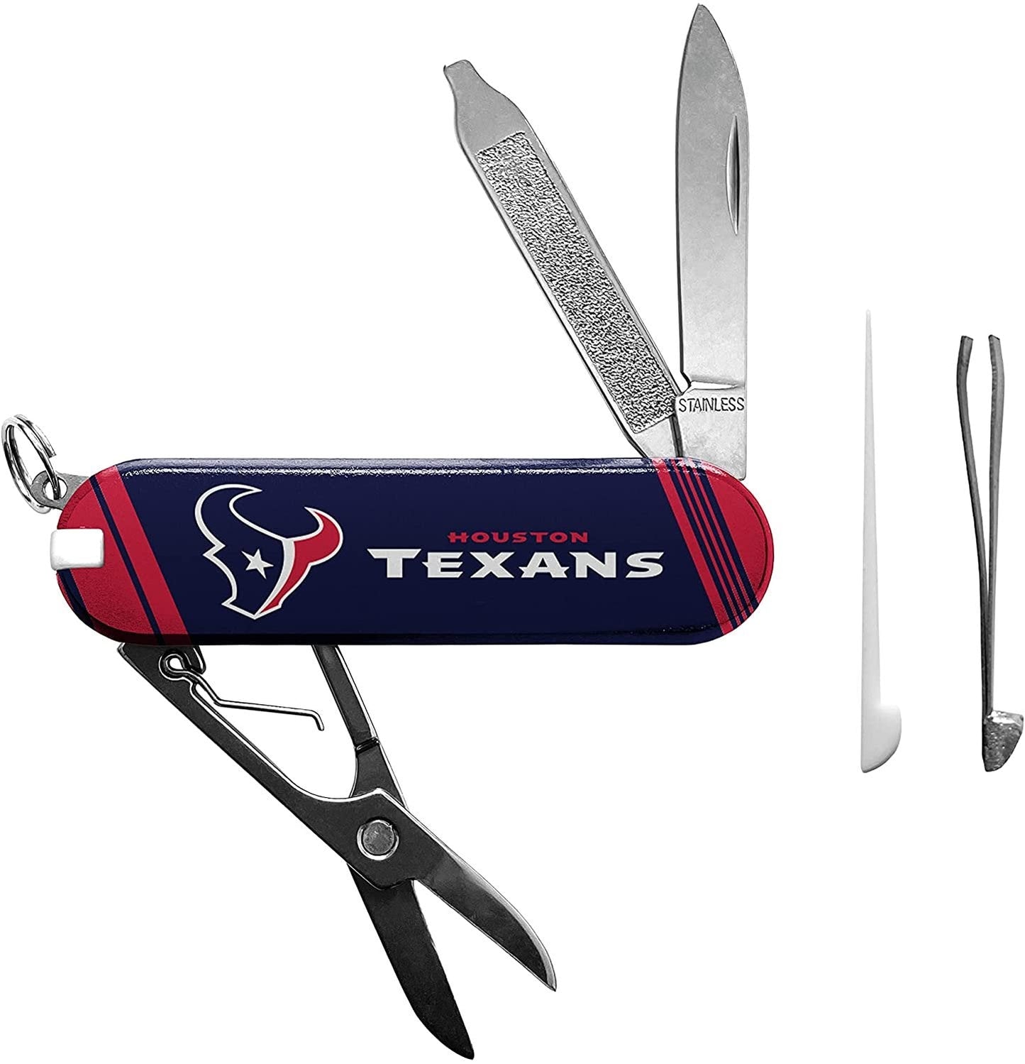 Houston Texans Premium 7-Piece Multi Tool, Essential Pocket Utility Knife
