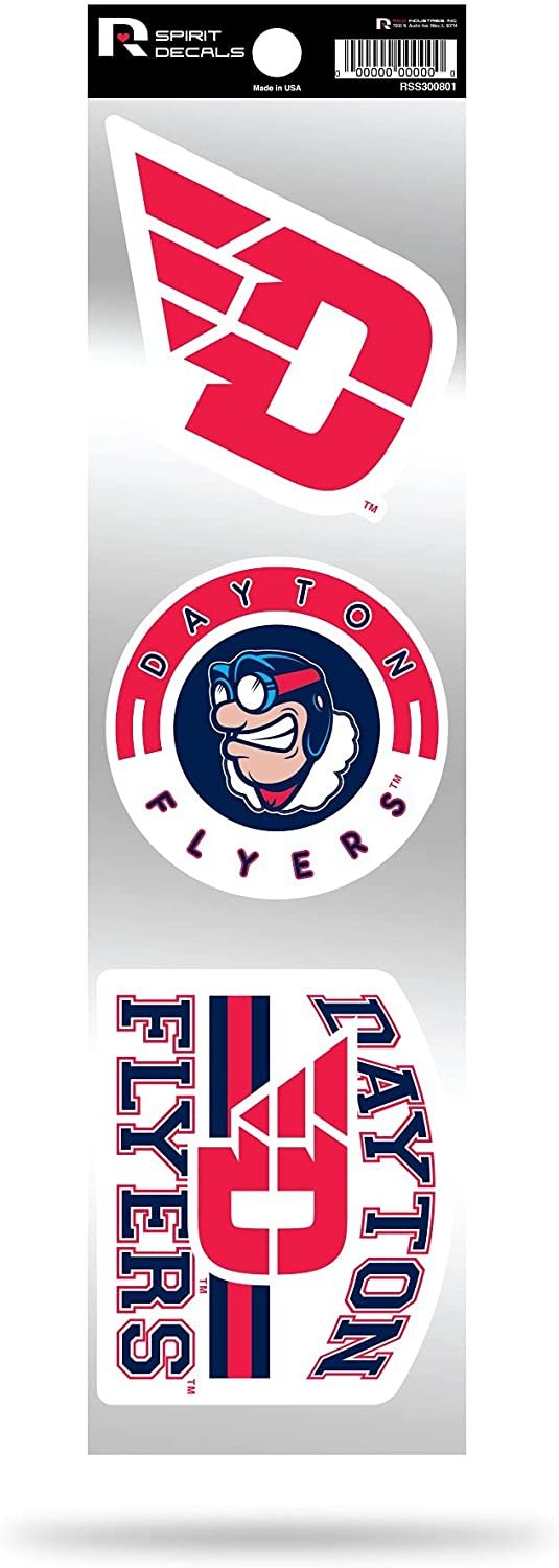 Dayton Flyers 3-Piece Retro Spirit Decals