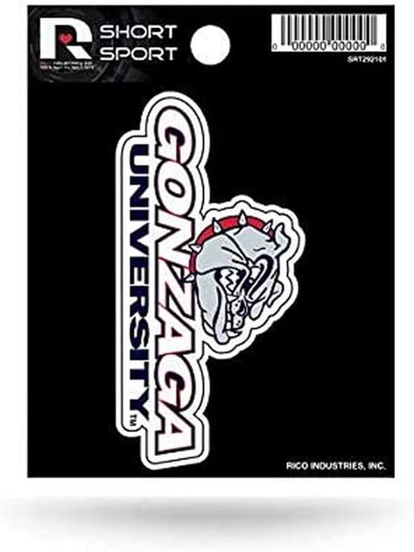 Gonzaga University Bulldogs 3 Inch Decal Sticker Flat Vinyl Full Adhesive Backing