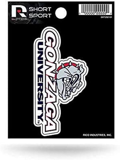 Gonzaga University Bulldogs 3 Inch Decal Sticker Flat Vinyl Full Adhesive Backing