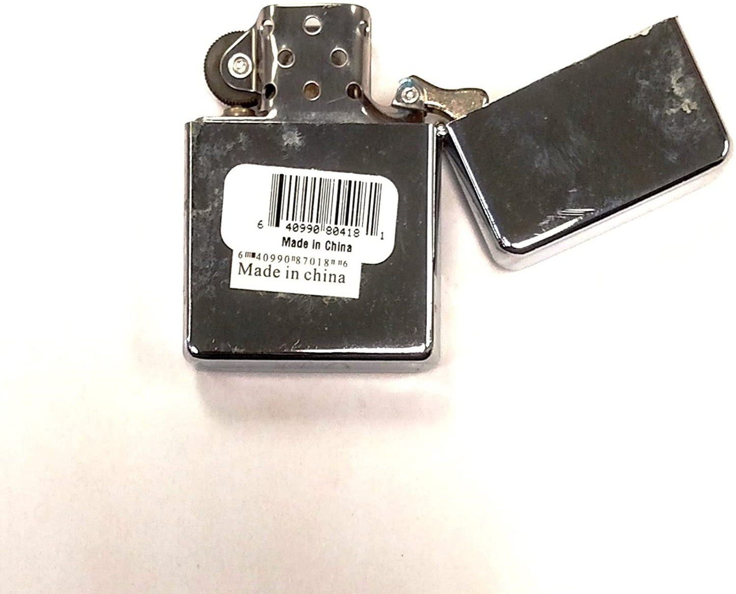 Marines Pocket Lighter Flip-Top Metal Chrome United States US Military Marine Corp