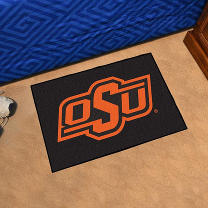 Oklahoma State University Cowboys Floor Mat Area Rug, 20x30 Inch, Nylon, Anti-Skid Backing