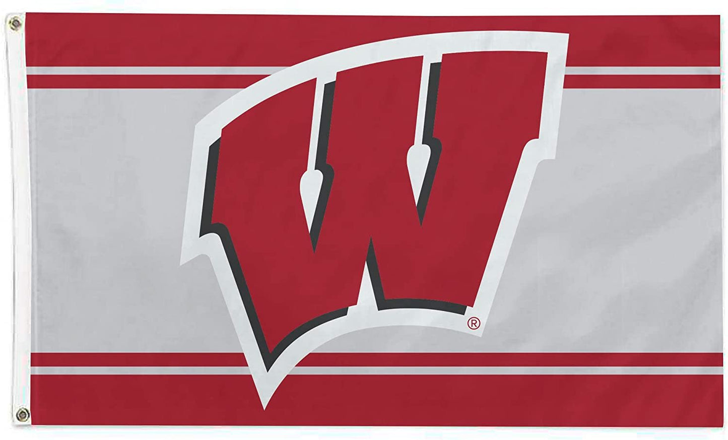 University of Wisconsin Badgers Flag Banner 3x5 Feet Metal Grommets Logo Design