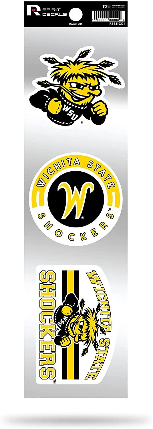 Wichita State Shockers 3-Piece Retro Spirit Decals