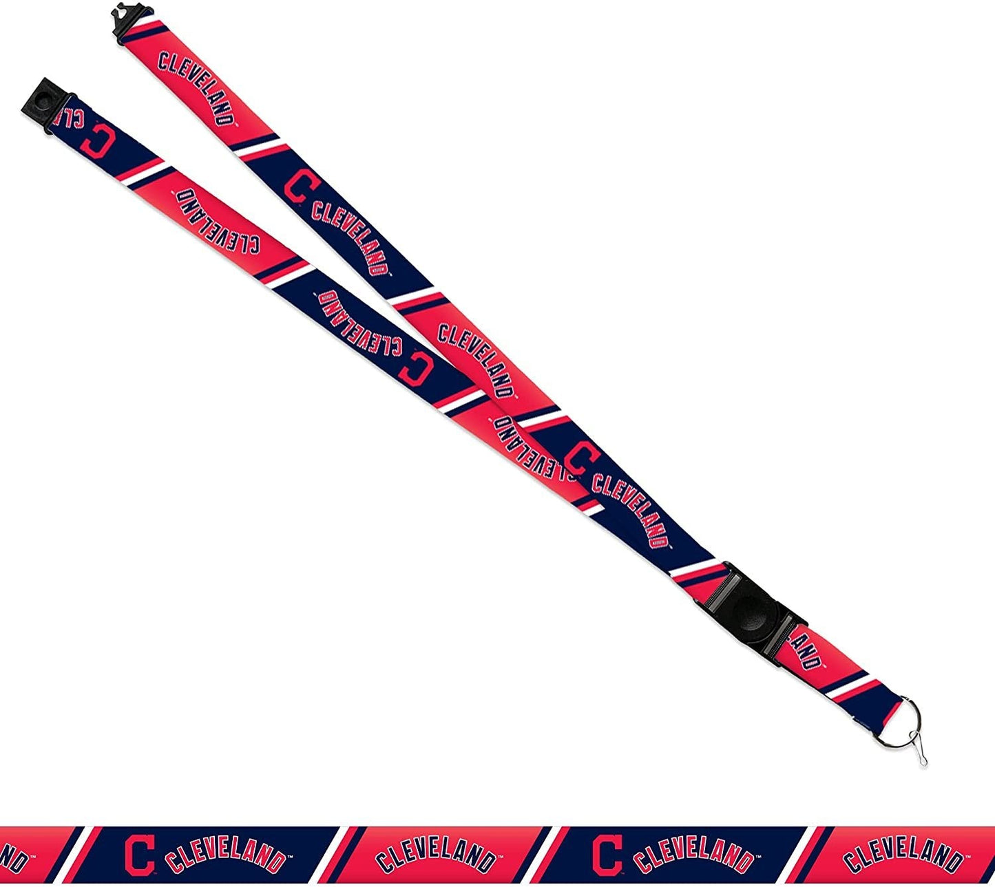 Cleveland Indians Guardians Premium Lanyard Keychain Unisex Button Clip and Breakaway, Detachable