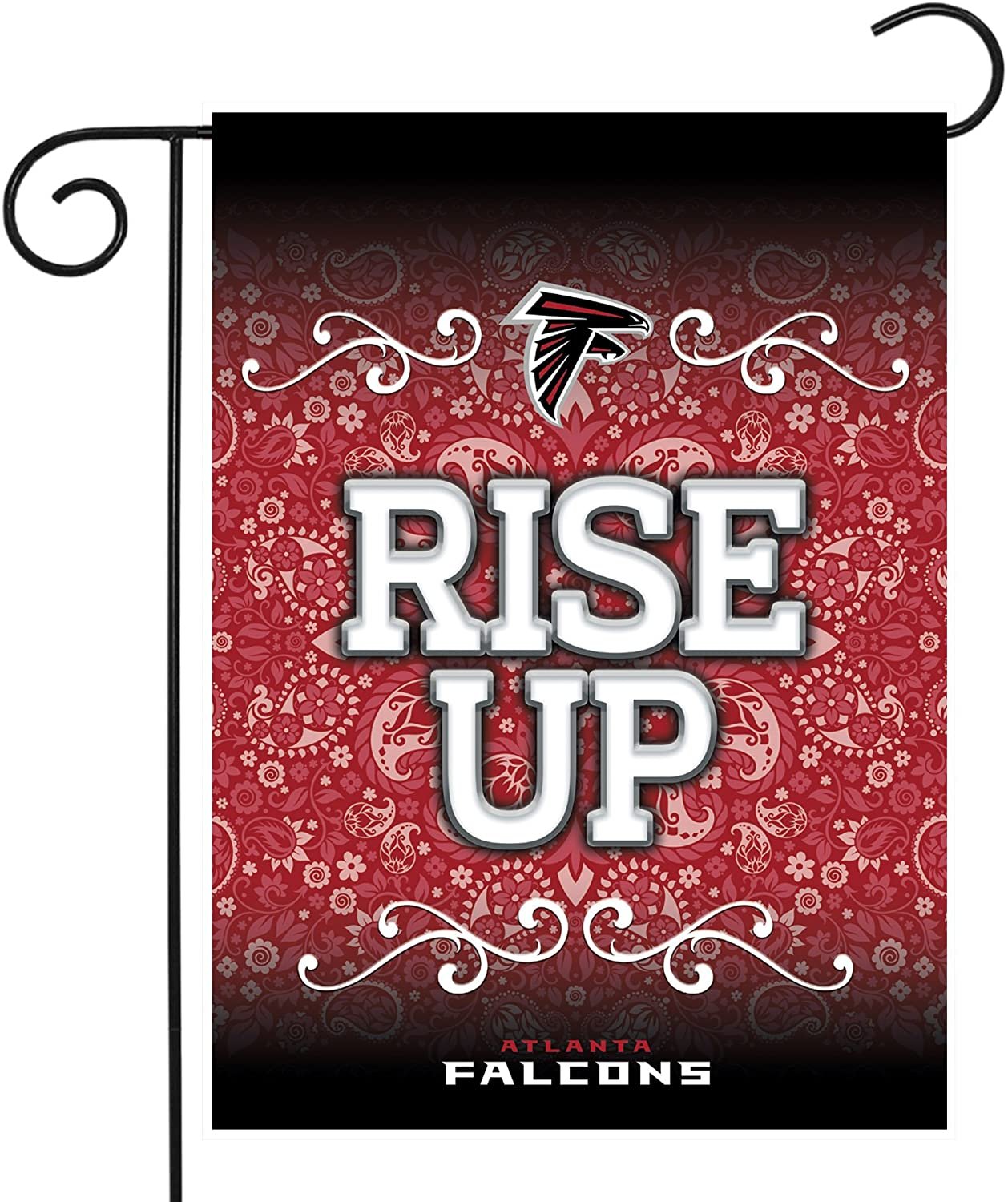 Atlanta Falcons Premium Double Sided Garden Flag Banner, 13x18 Inch, Display Pole Sold Separately