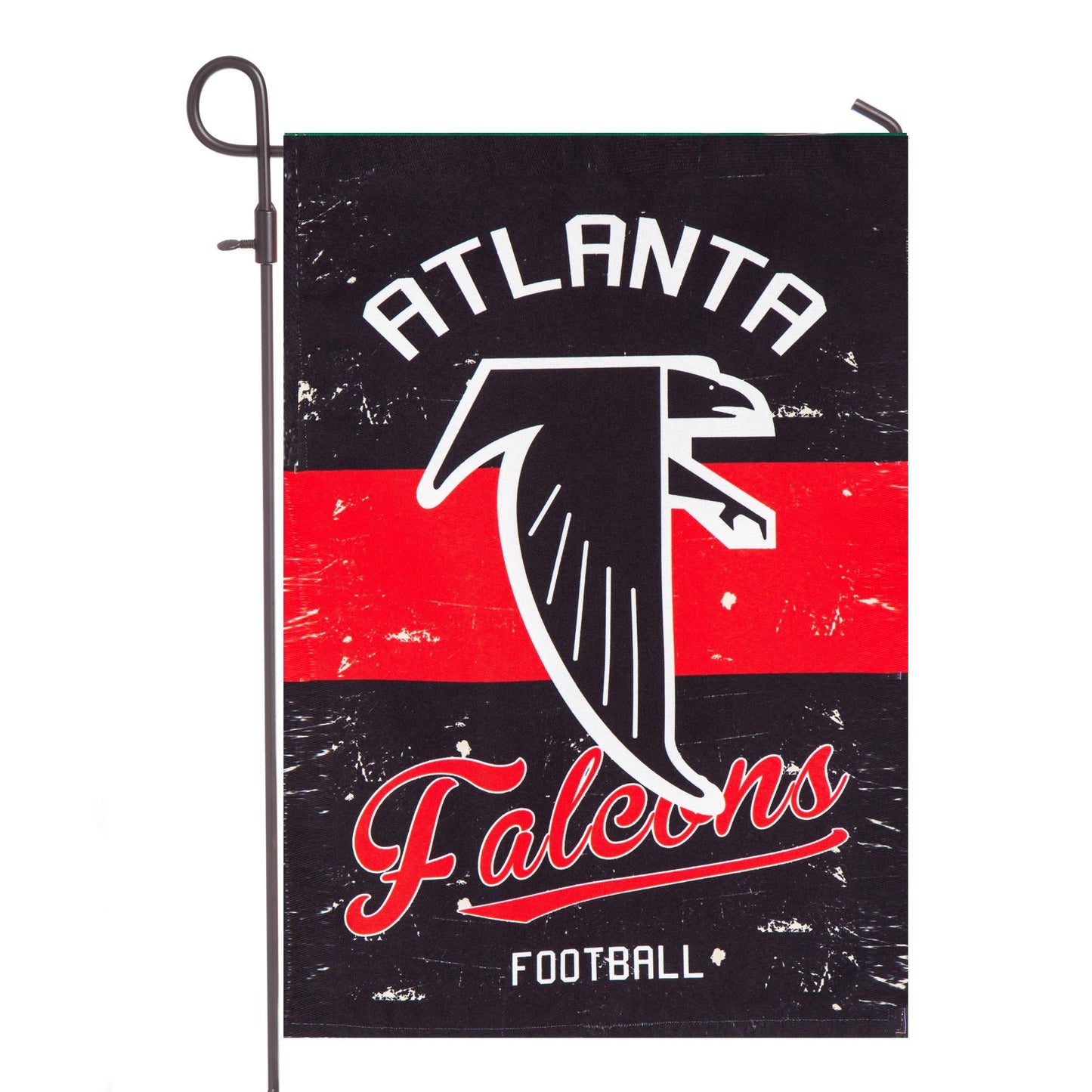 Atlanta Falcons Premium Double Sided Garden Flag Banner, Vintage Design,  Linen, 13x18 Inch, Outdoor, Display Pole Sold Separately.